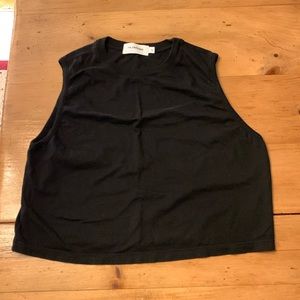 NWOT- TALENTLESS- Babydoll Muscle Tank- Black- Small